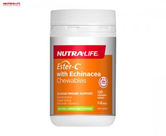 Nutralife 纽乐 酯化型维生素C 500mg+紫锥菊咀嚼片 120片 Nutralife 纽乐 酯化型维生素C 500mg+紫锥菊咀嚼片 120片